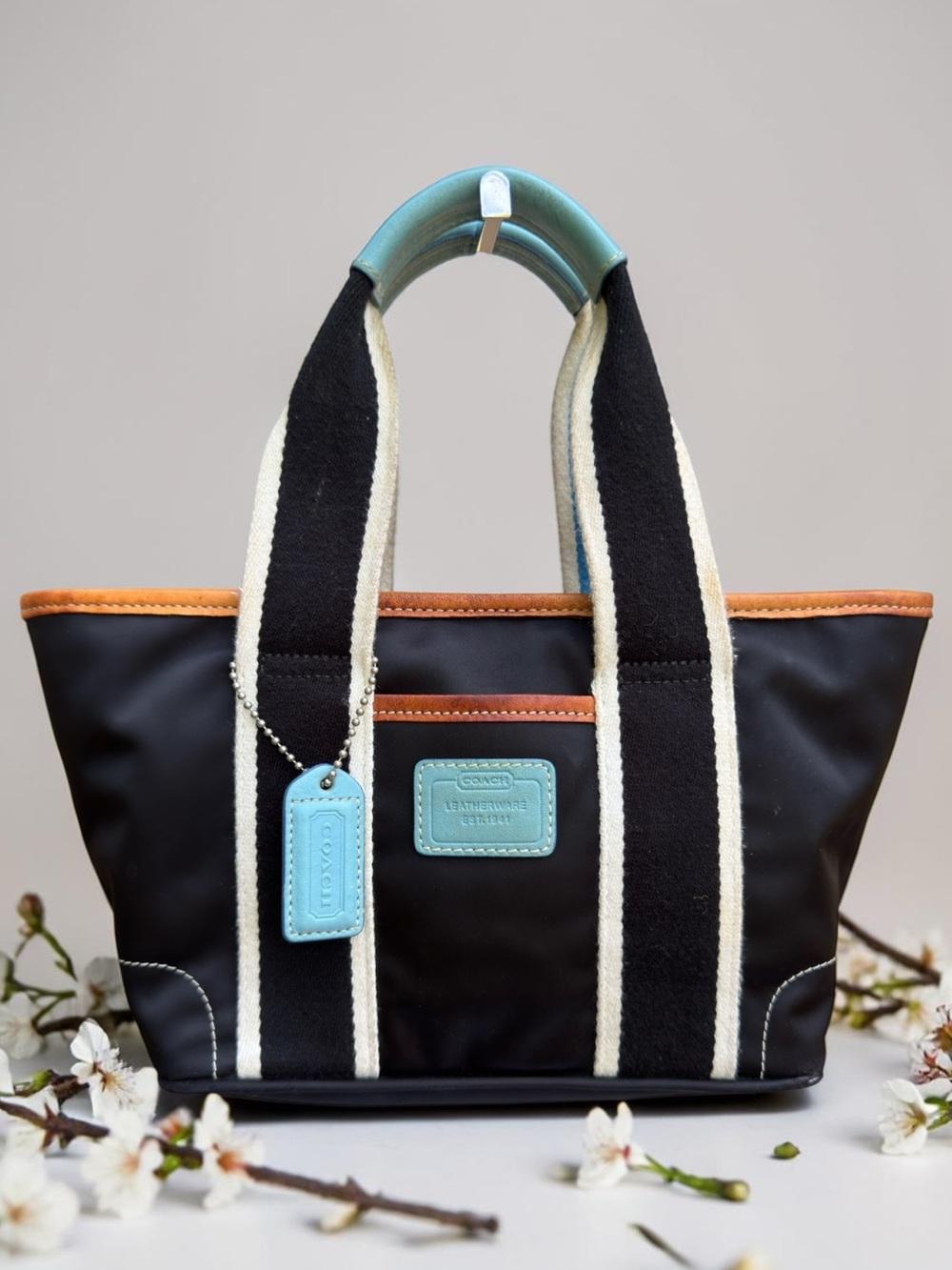 COACH Hamptons Weekend Mini Tote. Vintage.